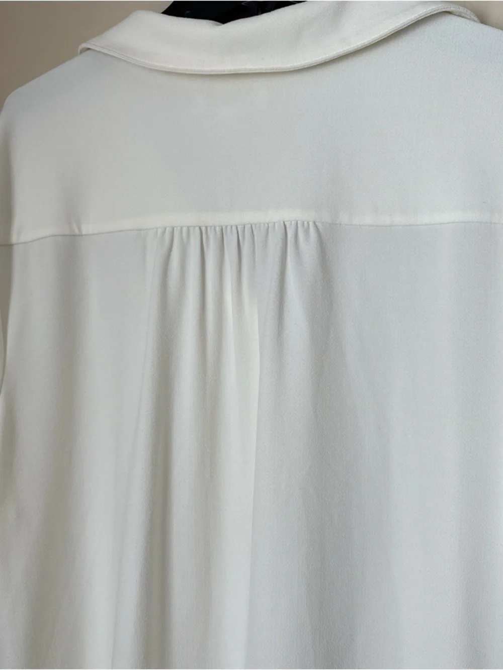Charter Club Cream Button-Front Polo Tunic with Gold Buttons - Picture 4 of 6